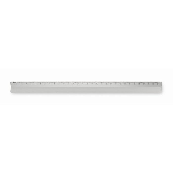 Dreikantlineal Aluminium 30cm