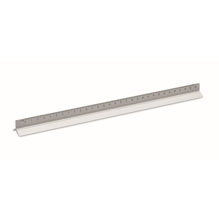Dreikantlineal Aluminium 30cm