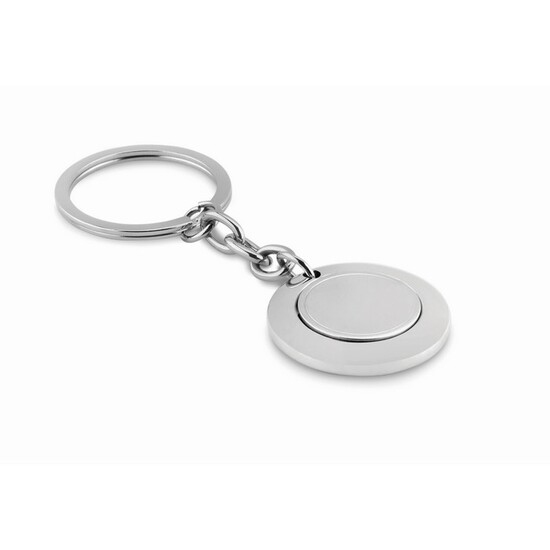 Schlüsselring mit Münzhalter