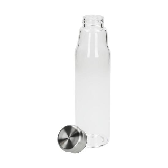 Glasflasche mit Hülle "Life" 0,7 l