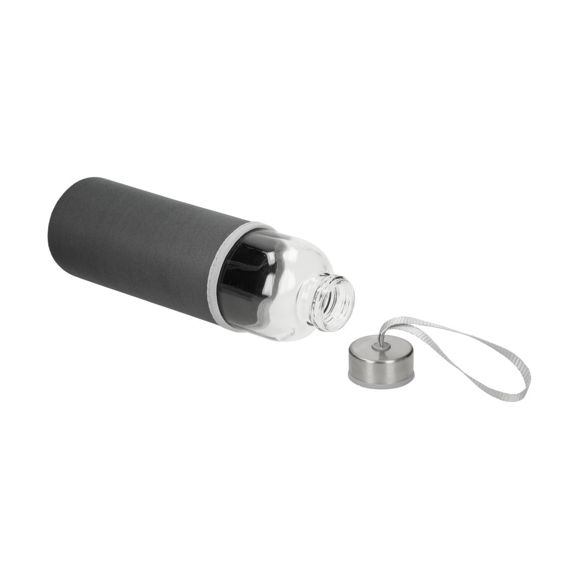 Glasflasche mit Hülle "Pure", 0,7l
