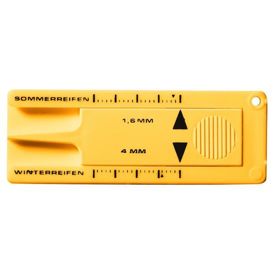 Schlüsselanhänger "Reifenprofilmesser"