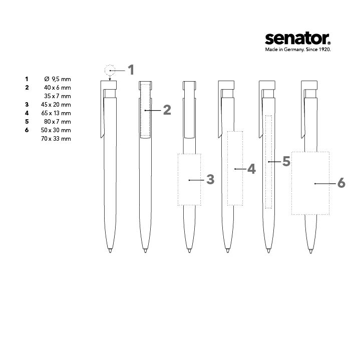 senator Liberty Polished  Druckkugelschreiber