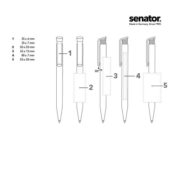 senator Super Hit Matt Recycled  Druckkugelschreiber