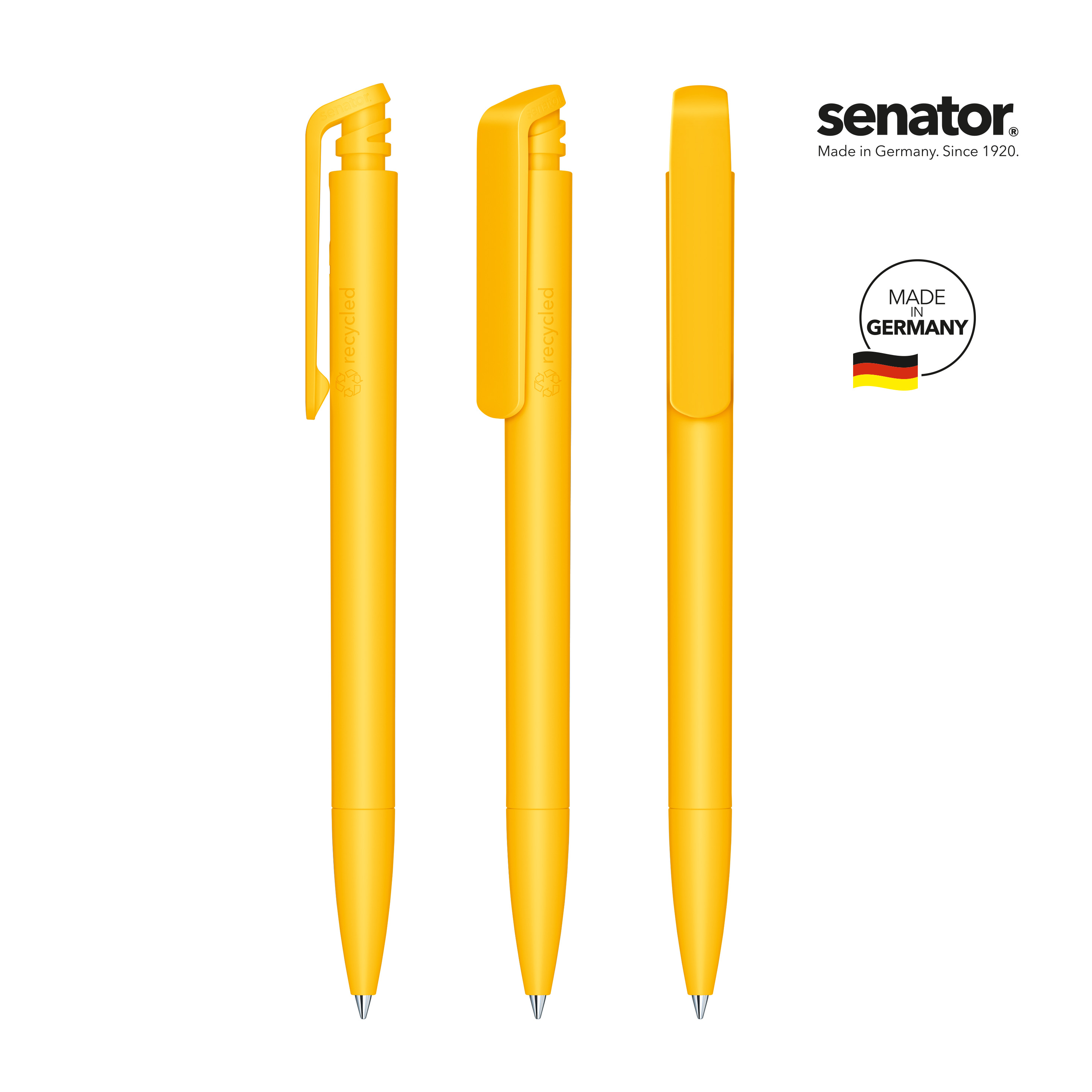 senator Trento Matt Recycled Druckkugelschreiber