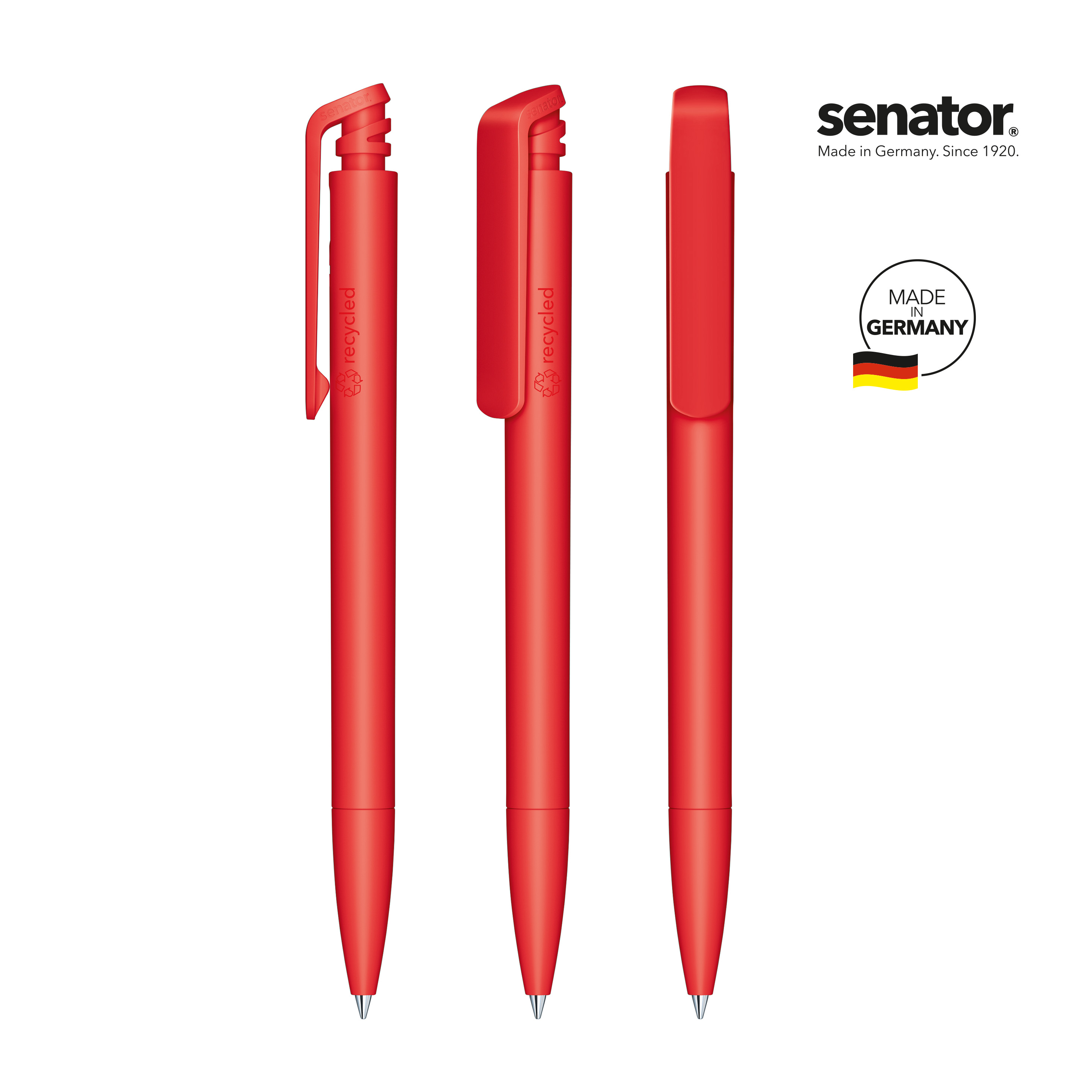 senator Trento Matt Recycled Druckkugelschreiber