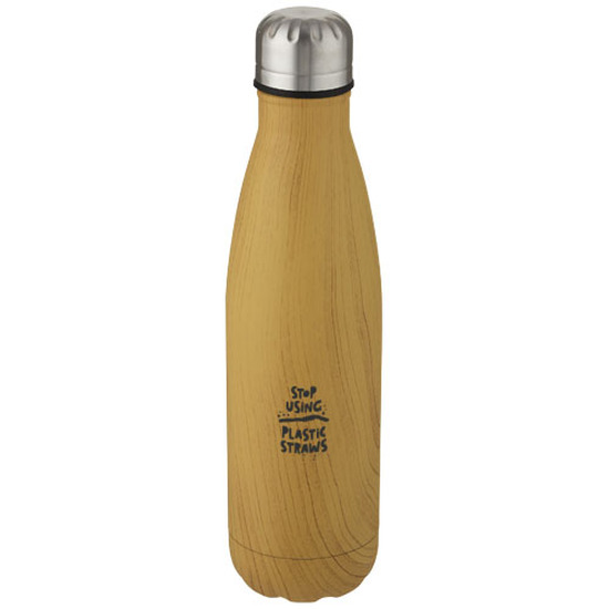 Cove 500 ml Kupfer-Vakuum Isolierflasche in Holzoptik