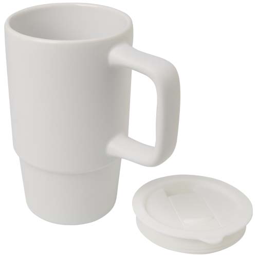 Carter 450 ml Keramiktasse mit Kunststoffdeckel