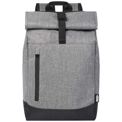 Hoss 15,6" GRS recycelter Rolltop Laptop-Rucksack 12L