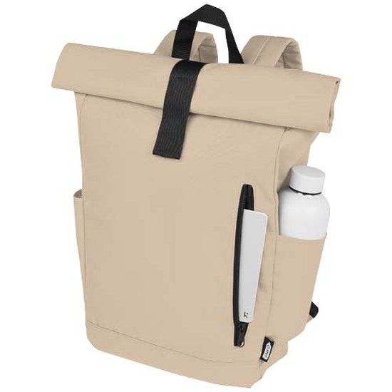 Byron 15,6" GRS RPET Roll-Top Rucksack 18 L