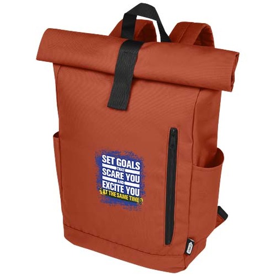 Byron 15,6" GRS RPET Roll-Top Rucksack 18 L
