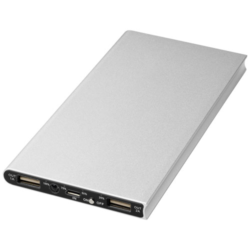Plate 8000 mAh Aluminium-Powerbank