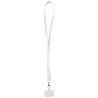 Franz 5 in 1 Lanyard Kabel aus recyceltem Kunststoff für Smartphones mit integrierter Datensynchronisierung und 65 W Schnellladefunktion