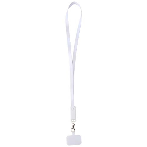Franz 5 in 1 Lanyard Kabel aus recyceltem Kunststoff für Smartphones mit integrierter Datensynchronisierung und 65 W Schnellladefunktion