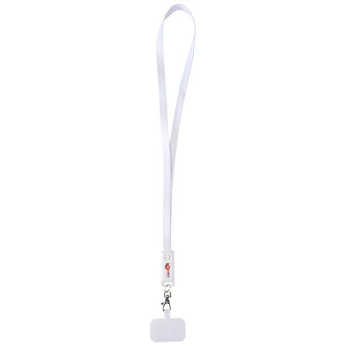 Franz 5 in 1 Lanyard Kabel aus recyceltem Kunststoff für Smartphones mit integrierter Datensynchronisierung und 65 W Schnellladefunktion