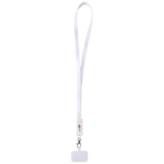 Franz 5 in 1 Lanyard Kabel aus recyceltem Kunststoff für Smartphones mit integrierter Datensynchronisierung und 65 W Schnellladefunktion