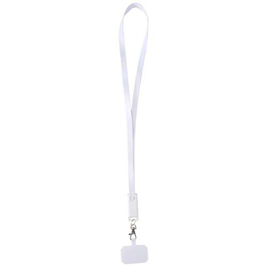 Franz 5 in 1 Lanyard Kabel aus recyceltem Kunststoff für Smartphones mit integrierter Datensynchronisierung und 65 W Schnellladefunktion