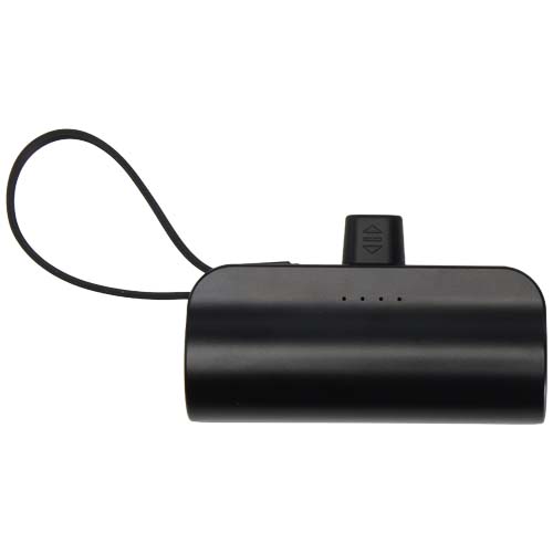 Alnair 10 W 5000 mAh Typ C Powerbank aus recyceltem Kunststoff mit integriertem Klappständer und 2 in 1 Kabel