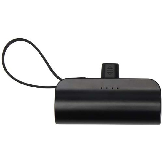 Alnair 10 W 5000 mAh Typ C Powerbank aus recyceltem Kunststoff mit integriertem Klappständer und 2 in 1 Kabel