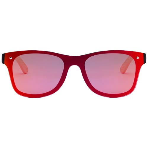 Tan Sonnenbrille mit Bambusbügeln