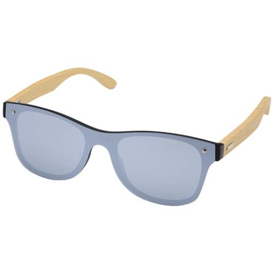 Tan Sonnenbrille mit Bambusbügeln