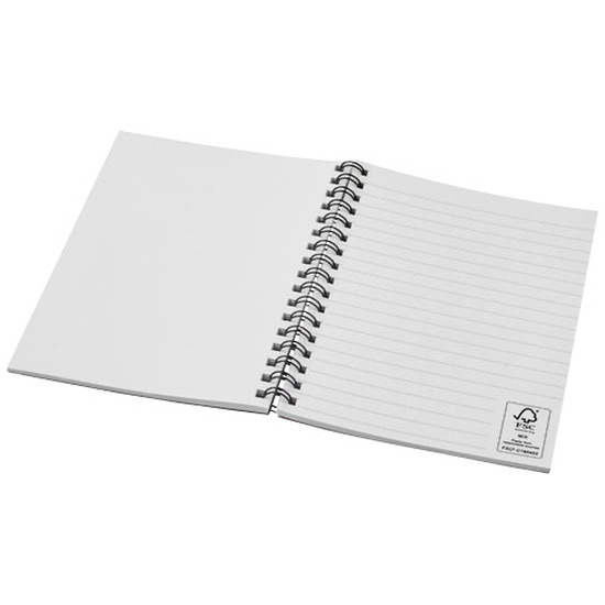 Desk-Mate® A6 farbiges Notizbuch mit Spiralbindung