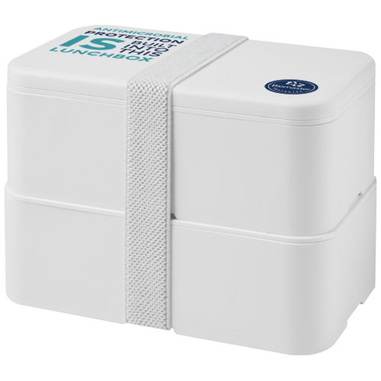 MIYO Pure Doppel-Lunchbox, antimikrobiell
