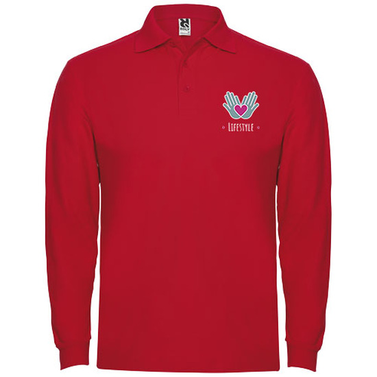 Estrella Langarm Poloshirt für Herren