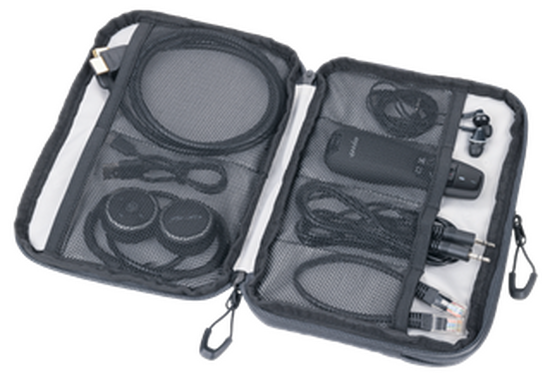 TROIKA Kabeltasche "BLUE CYCLE TECH POUCH 2"