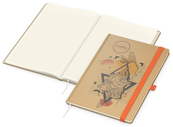 Notizbuch Match-Book Creme A4 Natura Bestseller