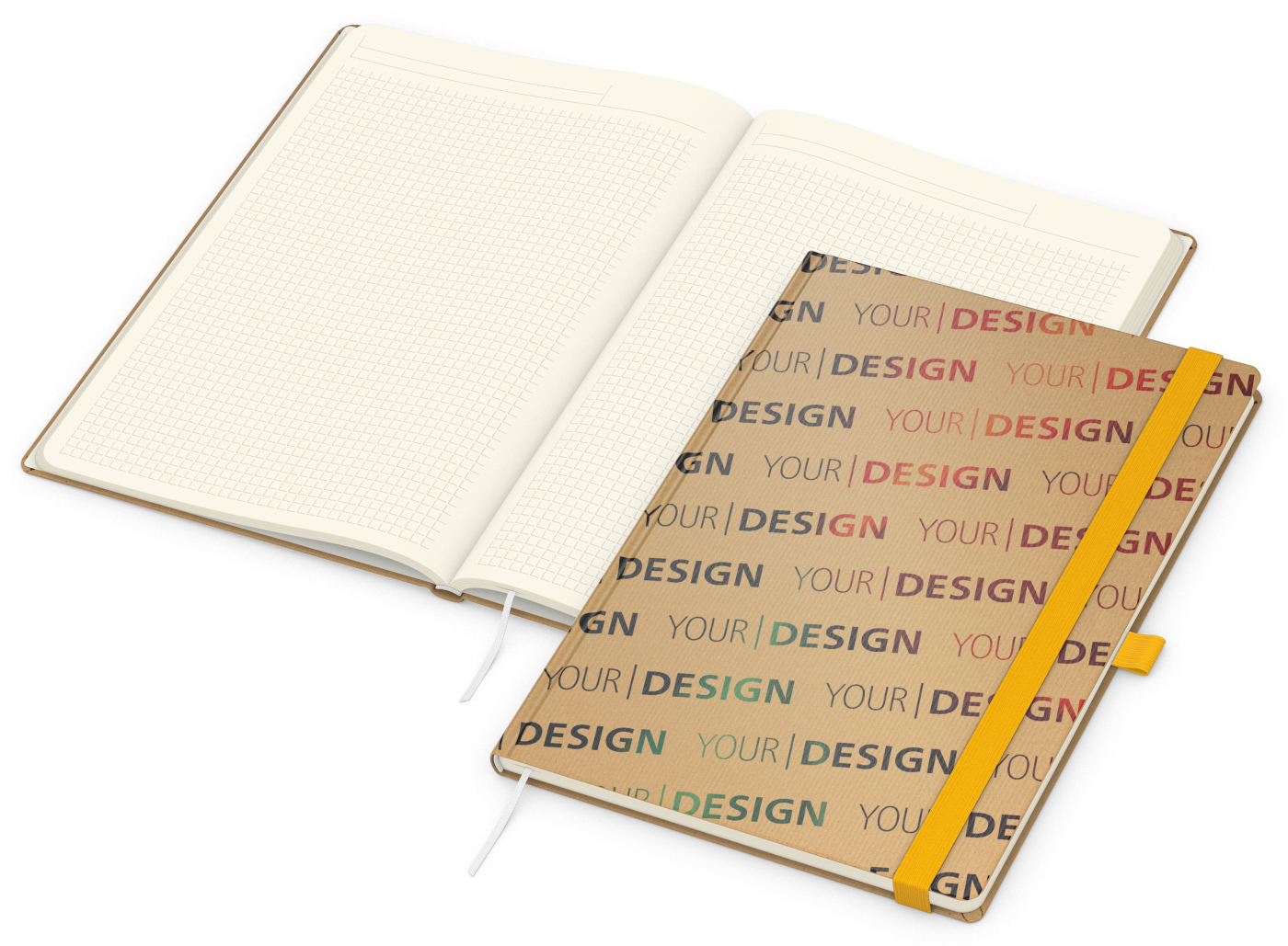 Notizbuch Match-Book Creme A4 Natura Bestseller