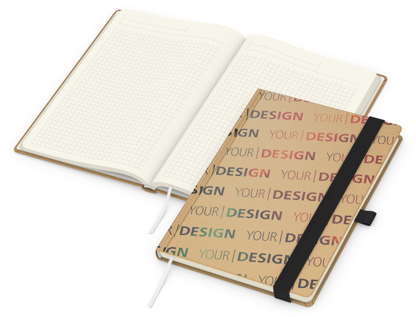 Notizbuch Match-Book Creme A5 Natura Bestseller