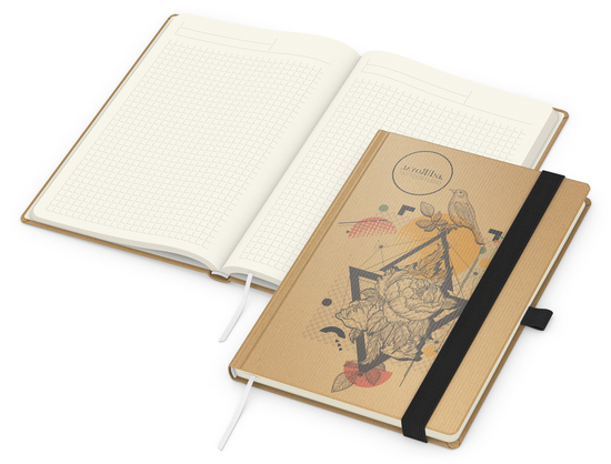 Notizbuch Match-Book Creme A5 Natura Bestseller