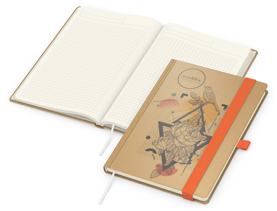 Notizbuch Match-Book Creme A5 Natura Bestseller