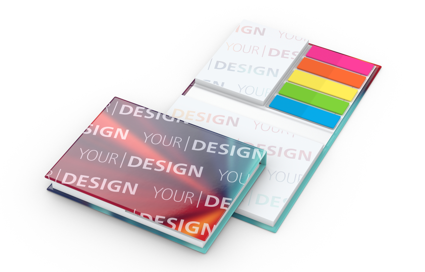 Haftnotiz-Set Brüssel Indivdiuell Bookcover Bestseller, 50/50 Blatt