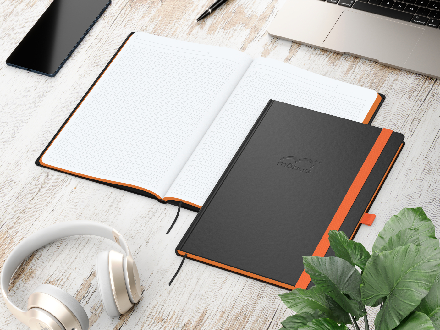 Notizbuch Color-Book Bestseller, A4, orange