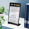 Tischkalender Desktop 3 Color Bestseller, 1 Jahr, schwarz