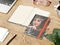 Notizbuch Match-Book Creme Bestseller, A5, Cover-Star, gloss-individuell, orange