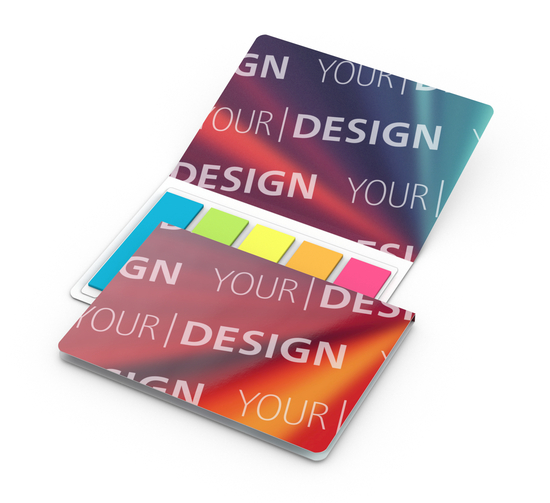 Haftmarker-Set Memo-Card Papiermarker Bestseller, gloss-individuell