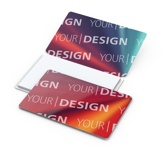 Haftnotiz Multi-Card White Bestseller, gloss-individuell