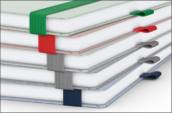 Notizbuch Ocean-Book Recycling, rot