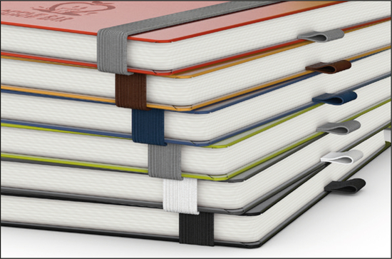 Notizbuch Organic-Book Recycling, dunkelblau