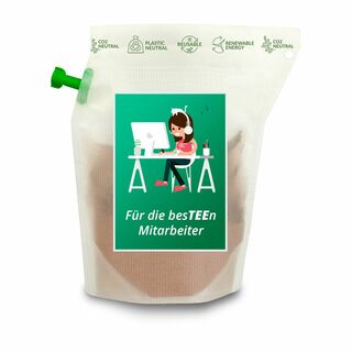 Geschenkartikel: Tee-Brühbeutel, Für die besTEEn Mitarbeiter, Tasty Berry 2K1256Eb