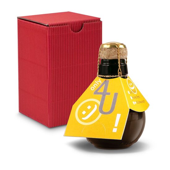 Origineller Sekt Only 4 u - Karton Rot, 125 ml 2K1358b4