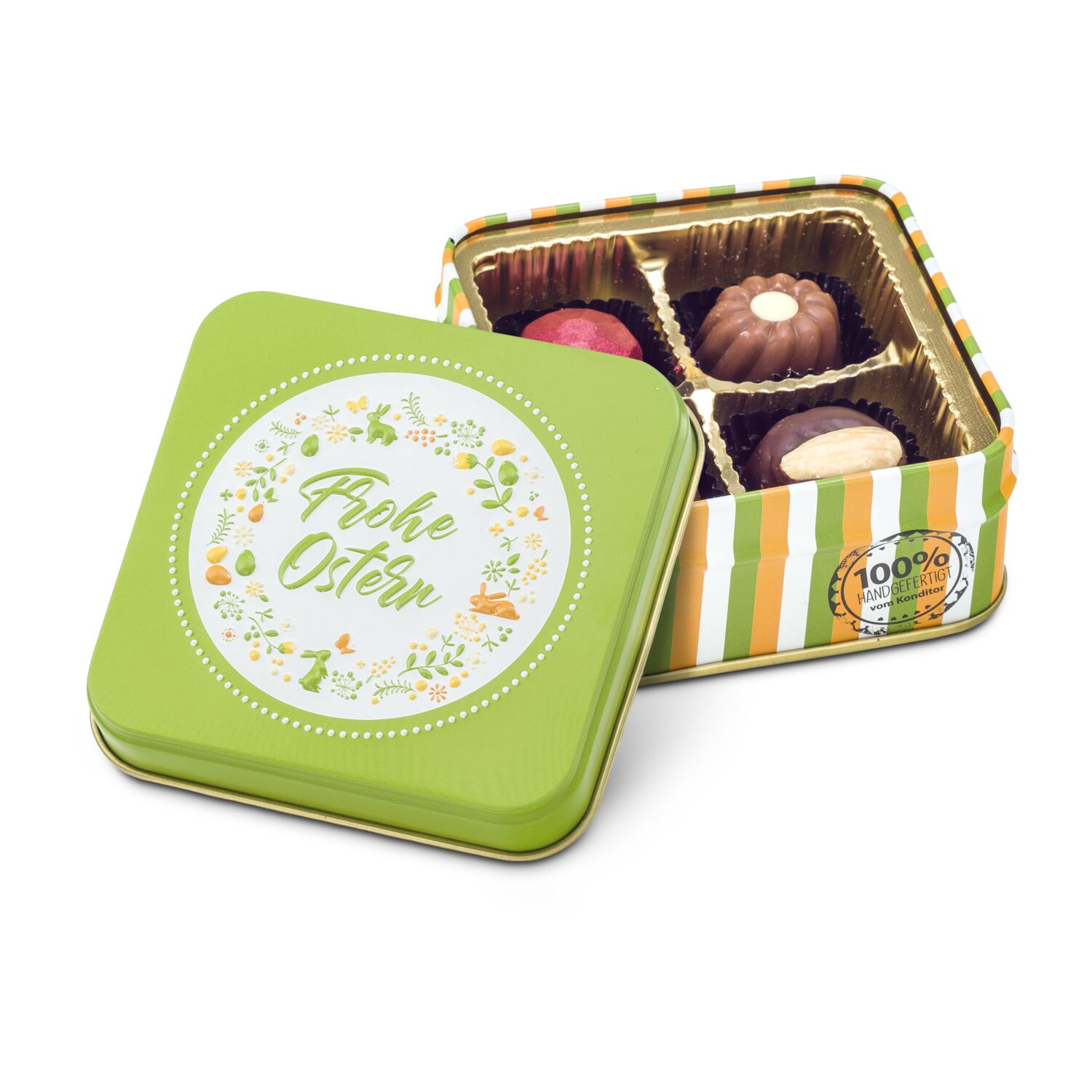 Geschenkartikel / Präsentartikel: Frohe Ostern - Pralinen 50 g 2K1635a