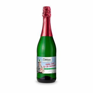 Sekt Cuvée - Flasche grün - Kapselfarbe Rot, 0,75 l 2K1902e