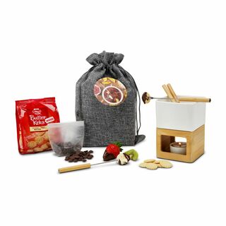 Geschenkset / Präsenteset: Schokofondue im Beutel 2K2141