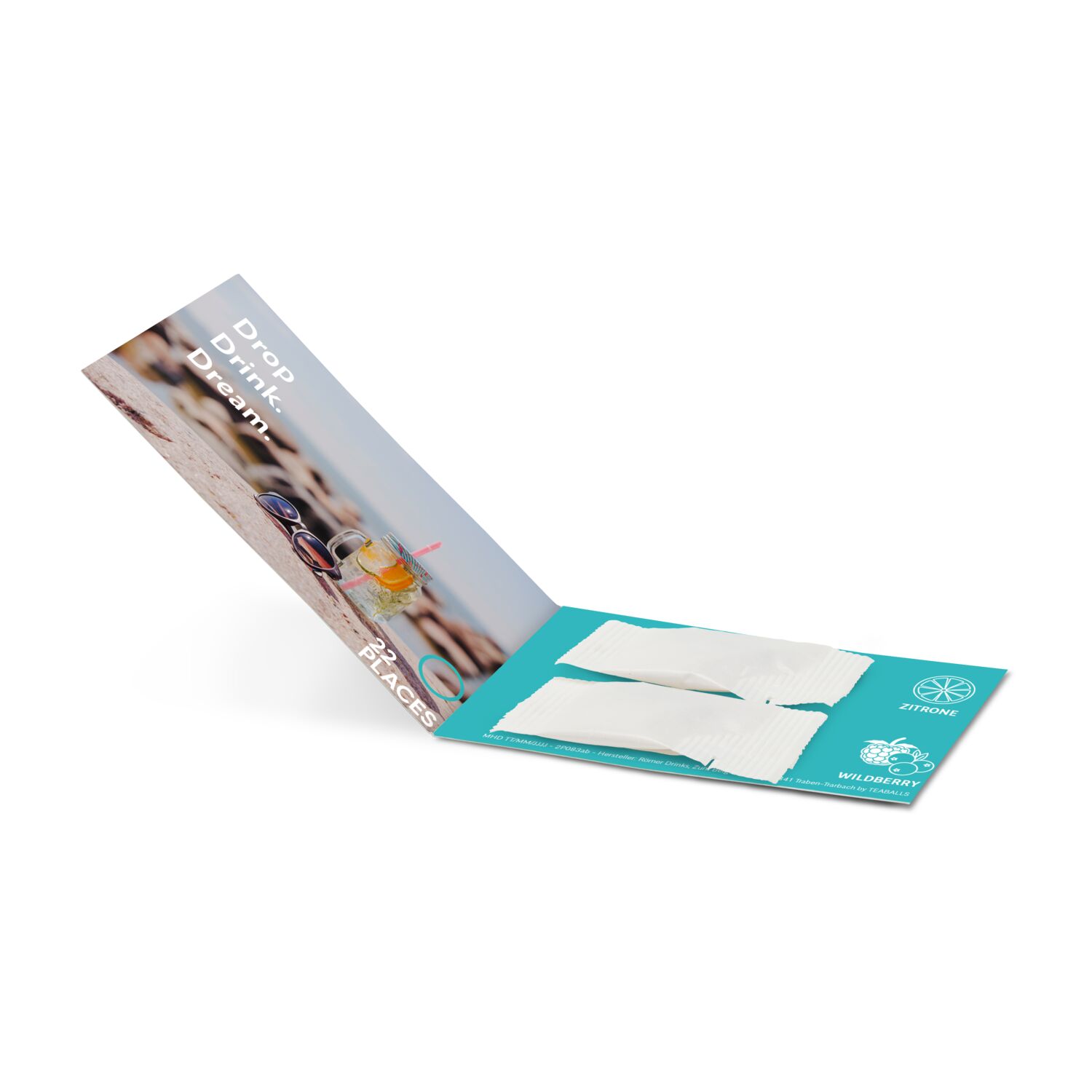 Promo Drops by TEABALLS - 2 Sachets (1x Wildberry + 1x Zitrone) 2P083ab