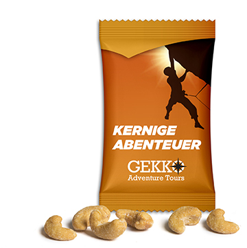 Seeberger Cashewkerne 10 g  Papier/PE-Verbundfolie weiß