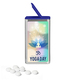 FlipTin 20 g zuckerhaltige Pfefferminztabletten Dose: blank, Deckel: blau-transparent